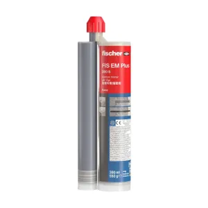 Fischer EM Plus 390 S Injectable Mortar (544155)(RE500)(6pc/Box) Slow Dry | Model: 544155