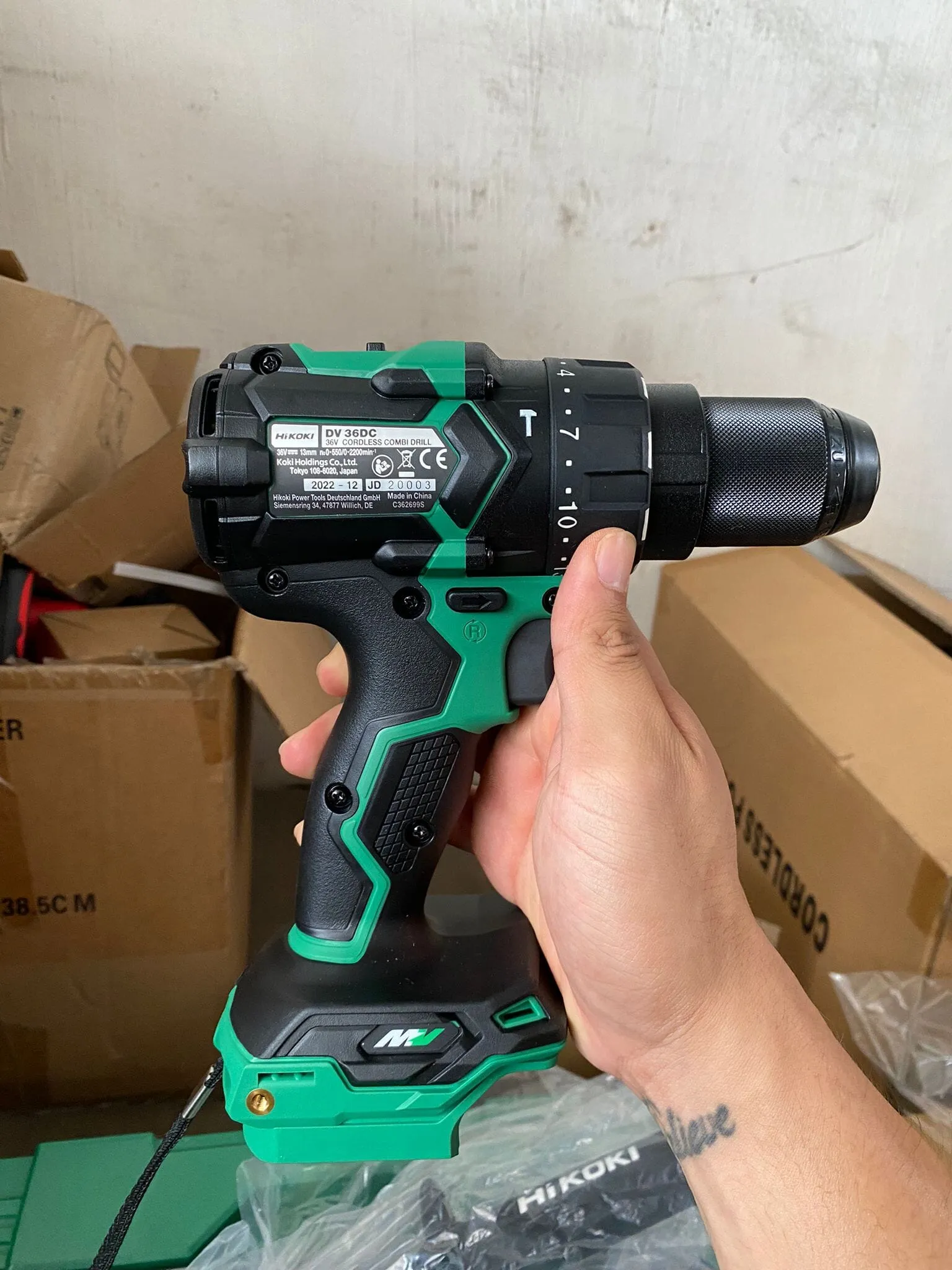Hikoki 36V Multi Volt Cordless Combo Rotary Hammer DH3628DA  Impact Driver Drill DV36DC | Model : H-C2-DH3628DA-C