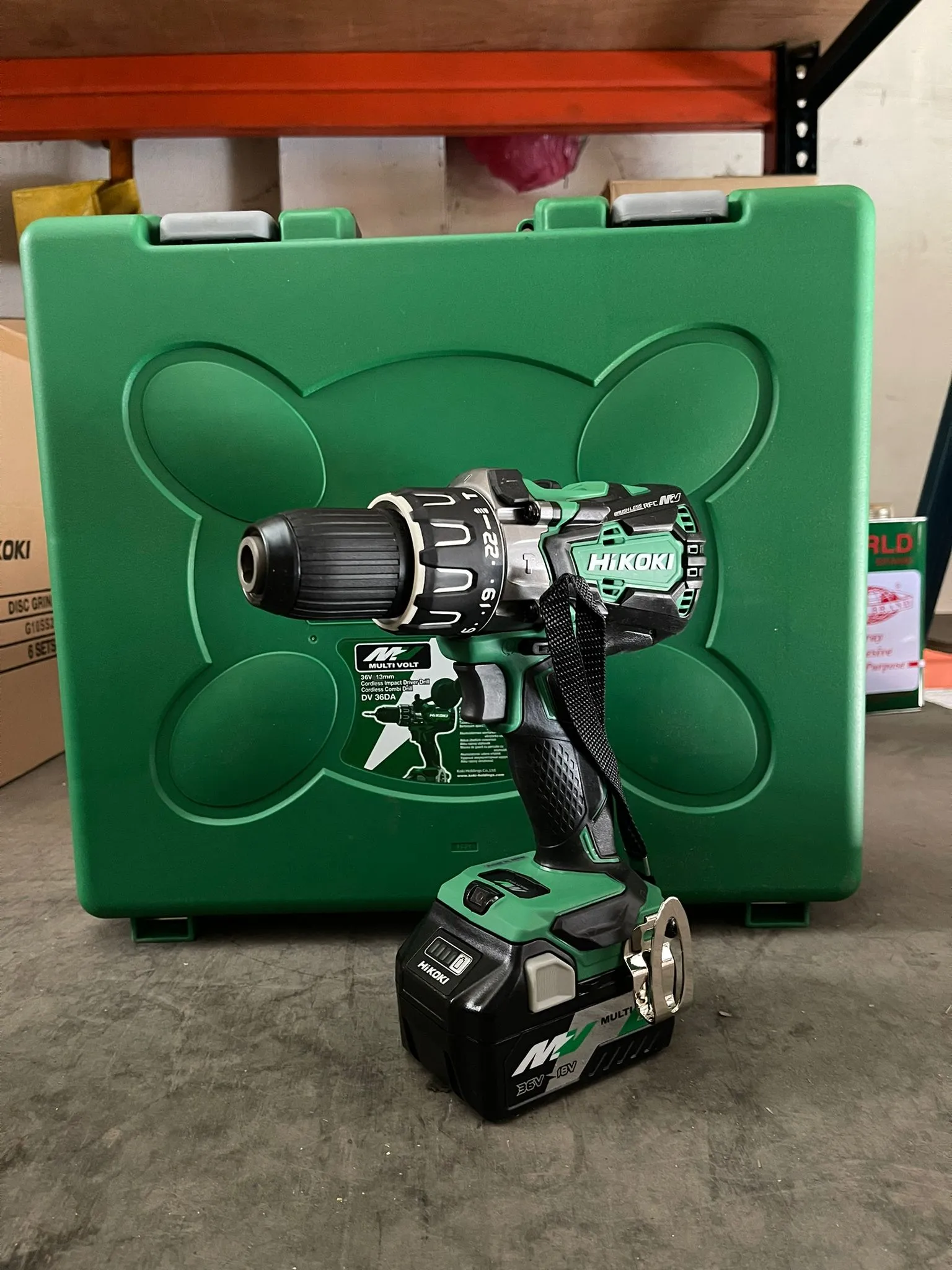 Hikoki 36V Multi Volt Cordless Rotary Hammer Dh36Dpa  Dv36Da | Model : H-DH36DPA-C
