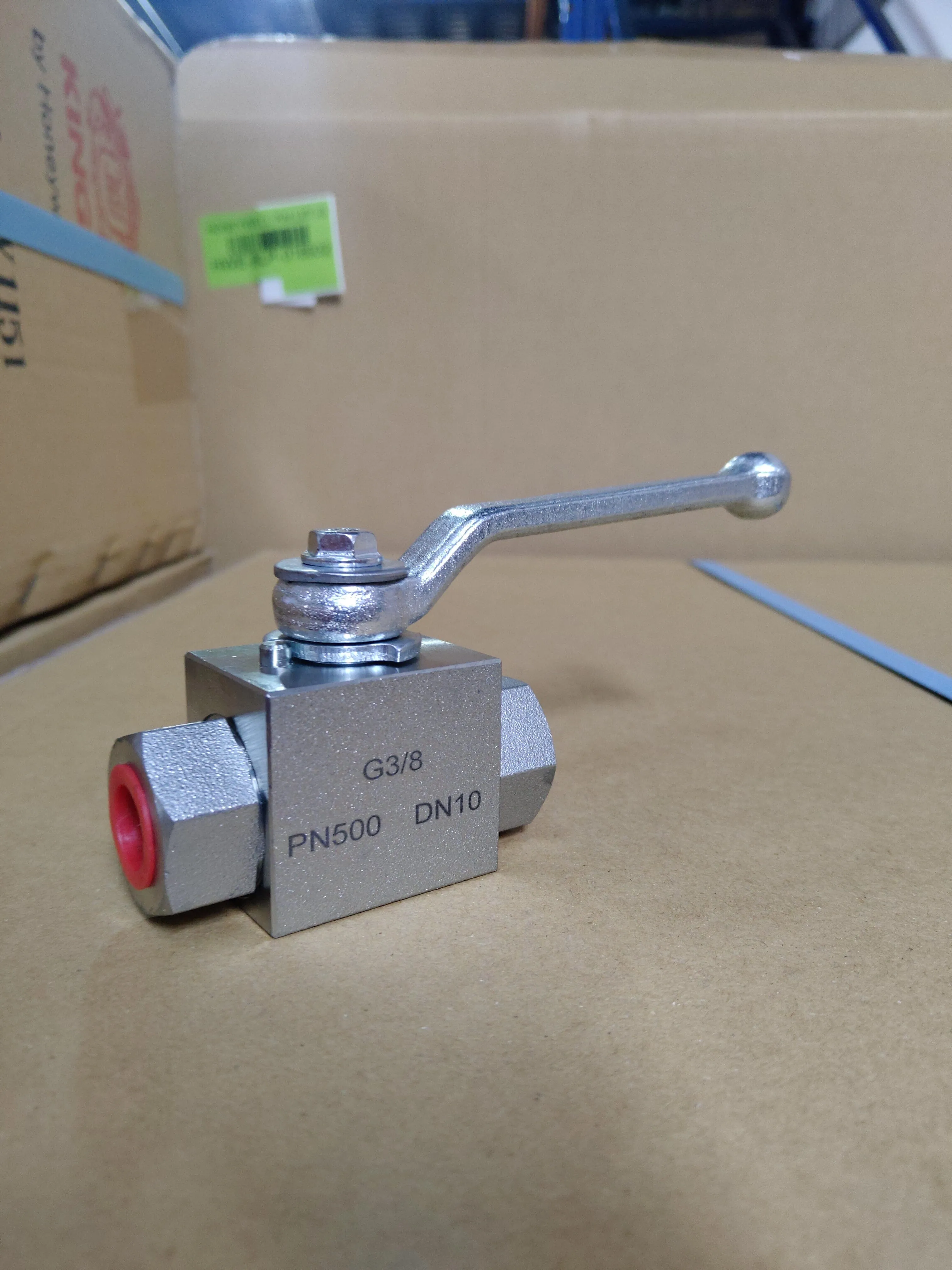 Hydraulic Ball Valve 3/8 BSPT (Female) For PU Machine | Model: BV-H-B03F