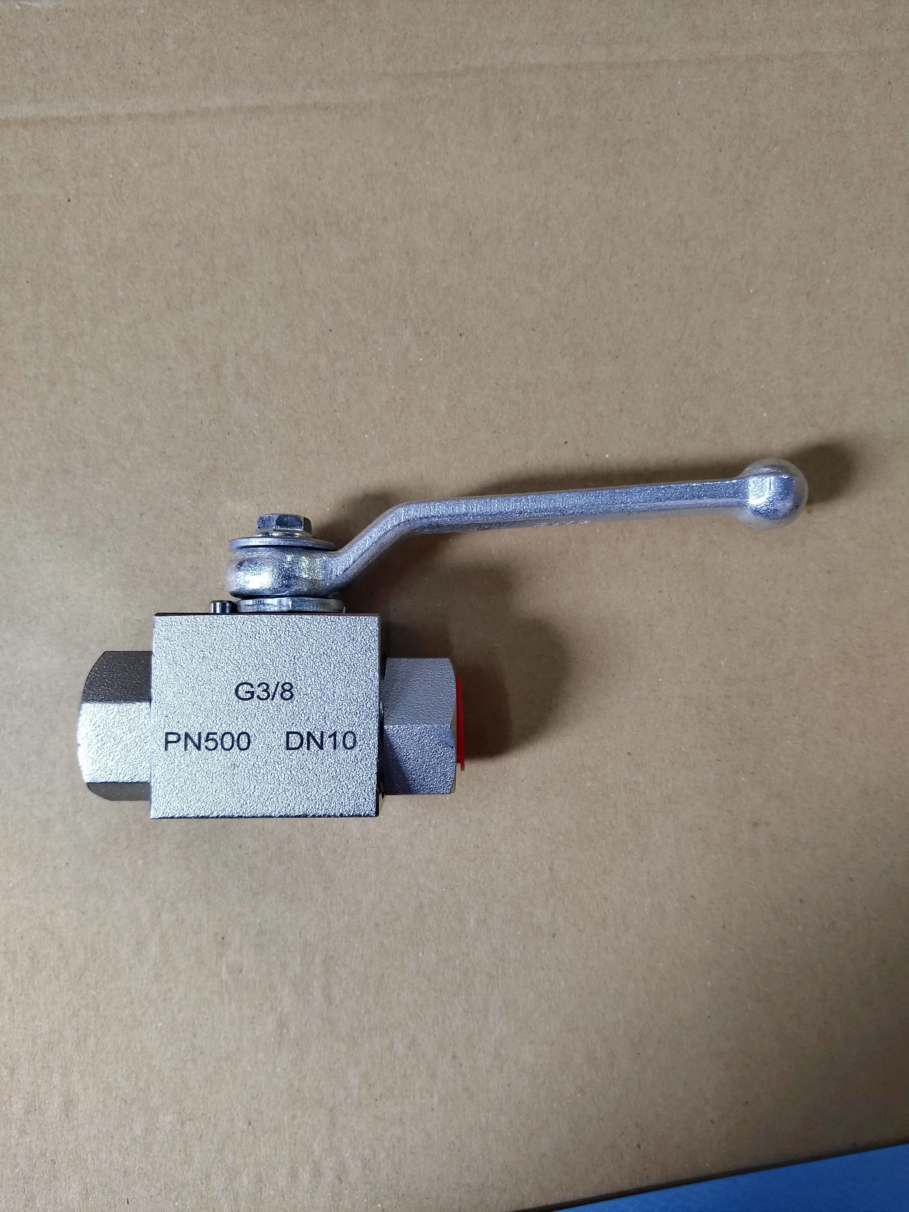 Hydraulic Ball Valve 3/8 BSPT (Female) For PU Machine | Model: BV-H-B03F
