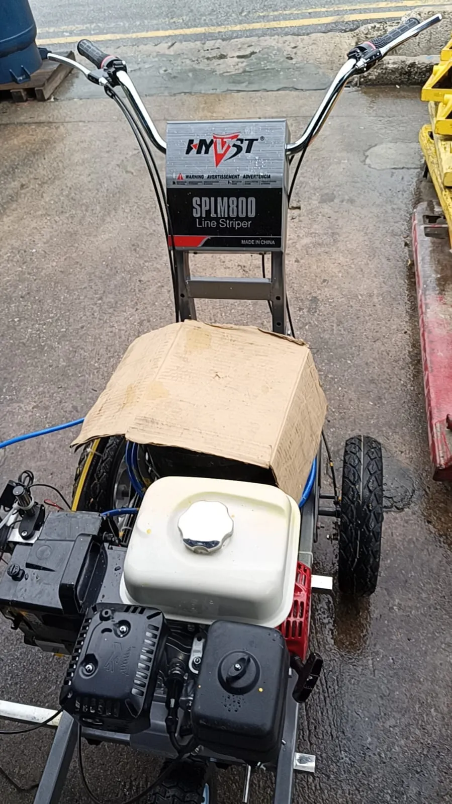 Hyvst Gasoline Airless Roadline Marking Machine 4000w 2L/min with Honda Engine | Model : SPLM800