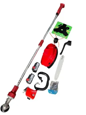 Ideal 21V Cordless Brush (Grass) Cutter with 4.0Ah Batteries | Model : BC-ID004