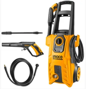 Ingco 220V High Pressure Washer 1800W 50Hz 150Bar C/W 5M Hose & Spray Gun | Model : HPWR18008
