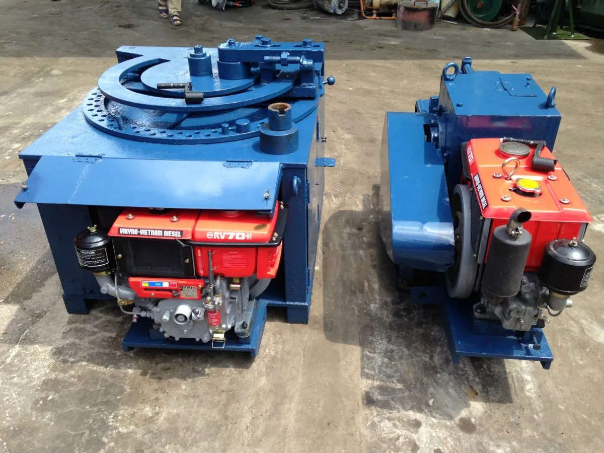 Iron Lion Rebar Bender & Cutter 32MM Come with Vikyno Diesel Engine | Model : RBB-B32 C32