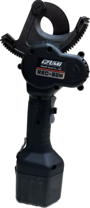 IZUMI Cordless Battery Ratchet Cable Cutter 50mm | Model : REC-50M