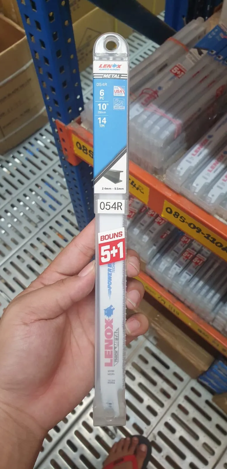LENOX 054R Bi-metal Reciprocating Saw Blade (5Pc/Pkt) | Model: 085-09-054R