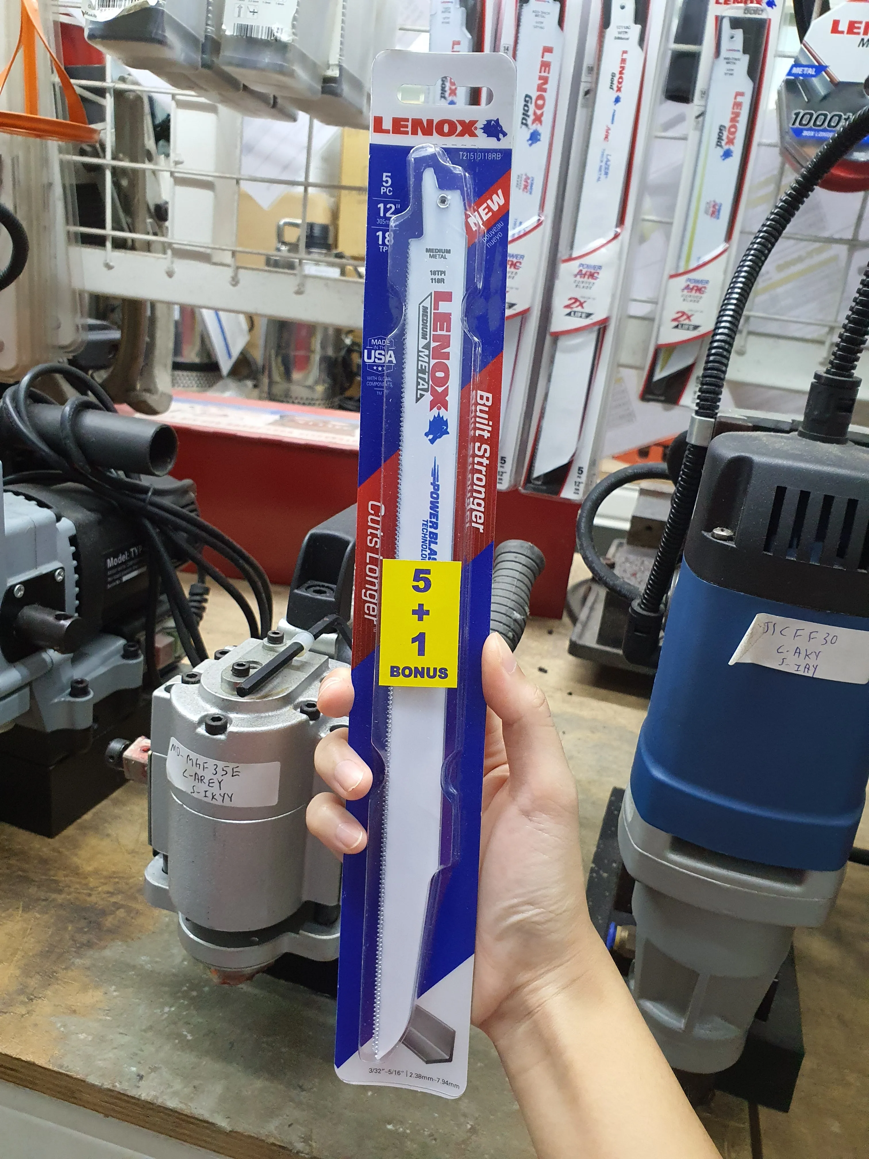 LENOX 118R Bi-metal Reciprocating Saw Blade (5Pc/Pkt) | Model: 085-09-118R