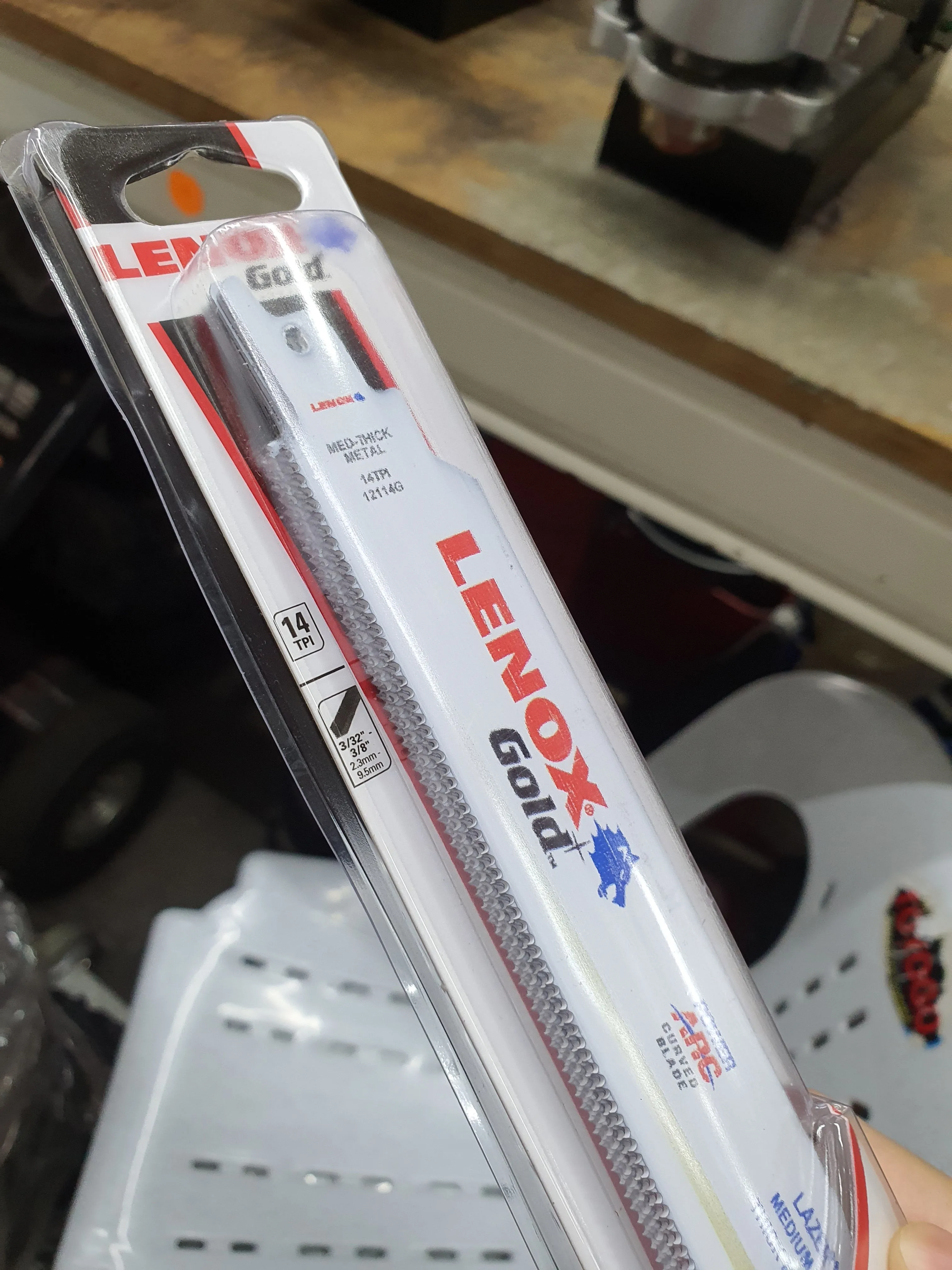 LENOX 12114G Bi-metal Titanium Edge (Gold) Reciprocating Saw Blade (5Pc/Pkt) | Model: 085-09V-12114G