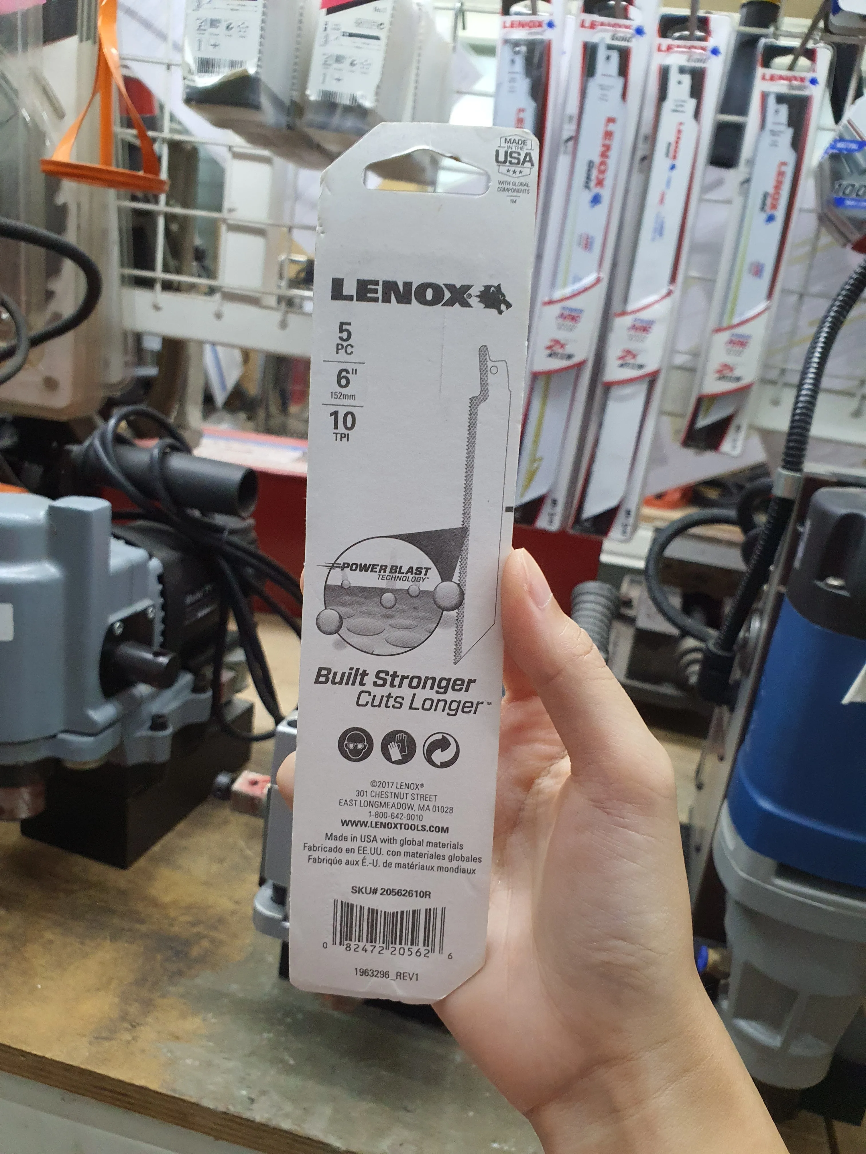 LENOX 610R Bi-metal Reciprocating Saw Blade (5Pc/Pkt) | Model: 085-09-610R
