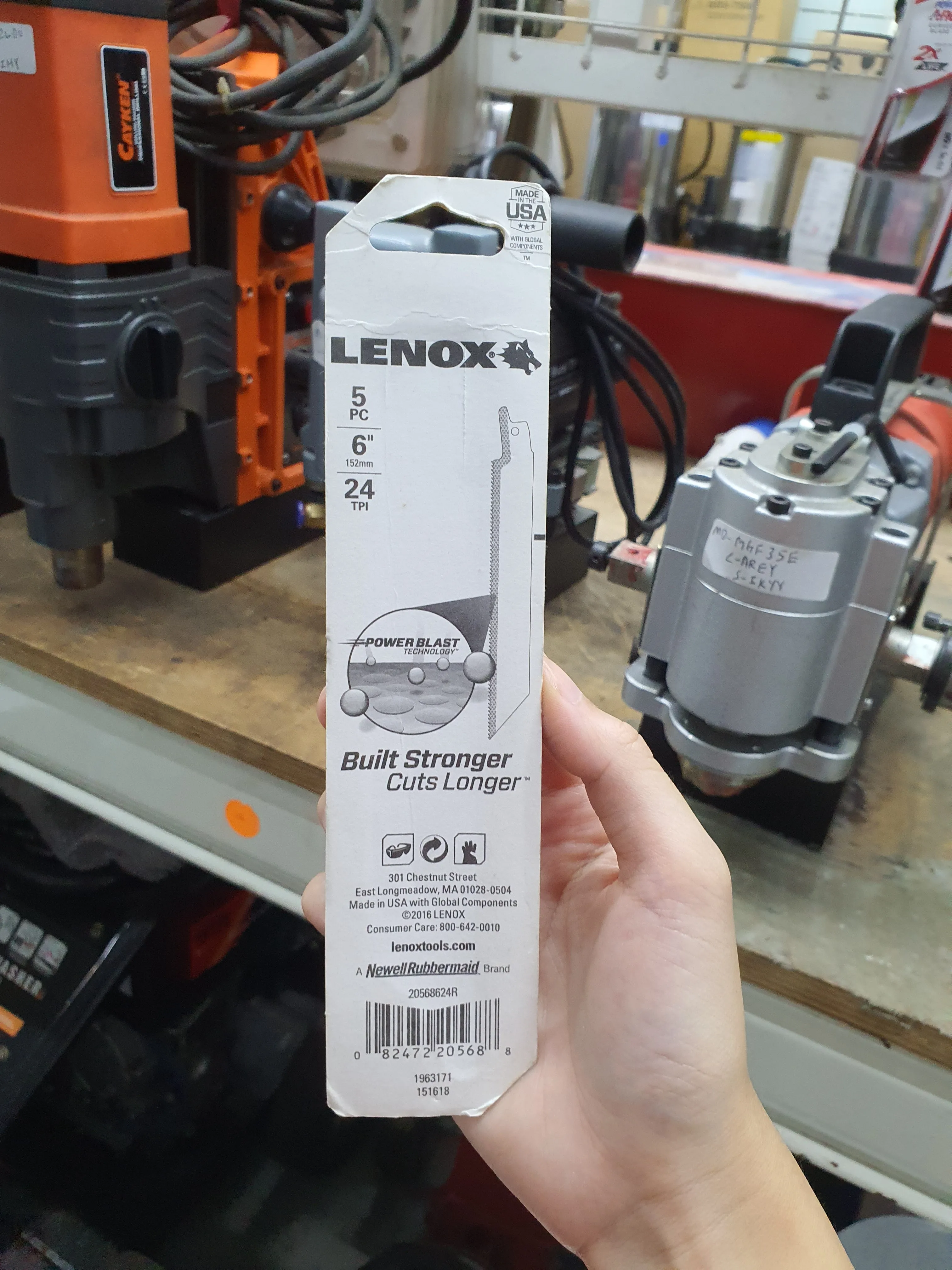 LENOX 624R Bi-metal Reciprocating Saw Blade (5Pc/Pkt) | Model: 085-09-624R