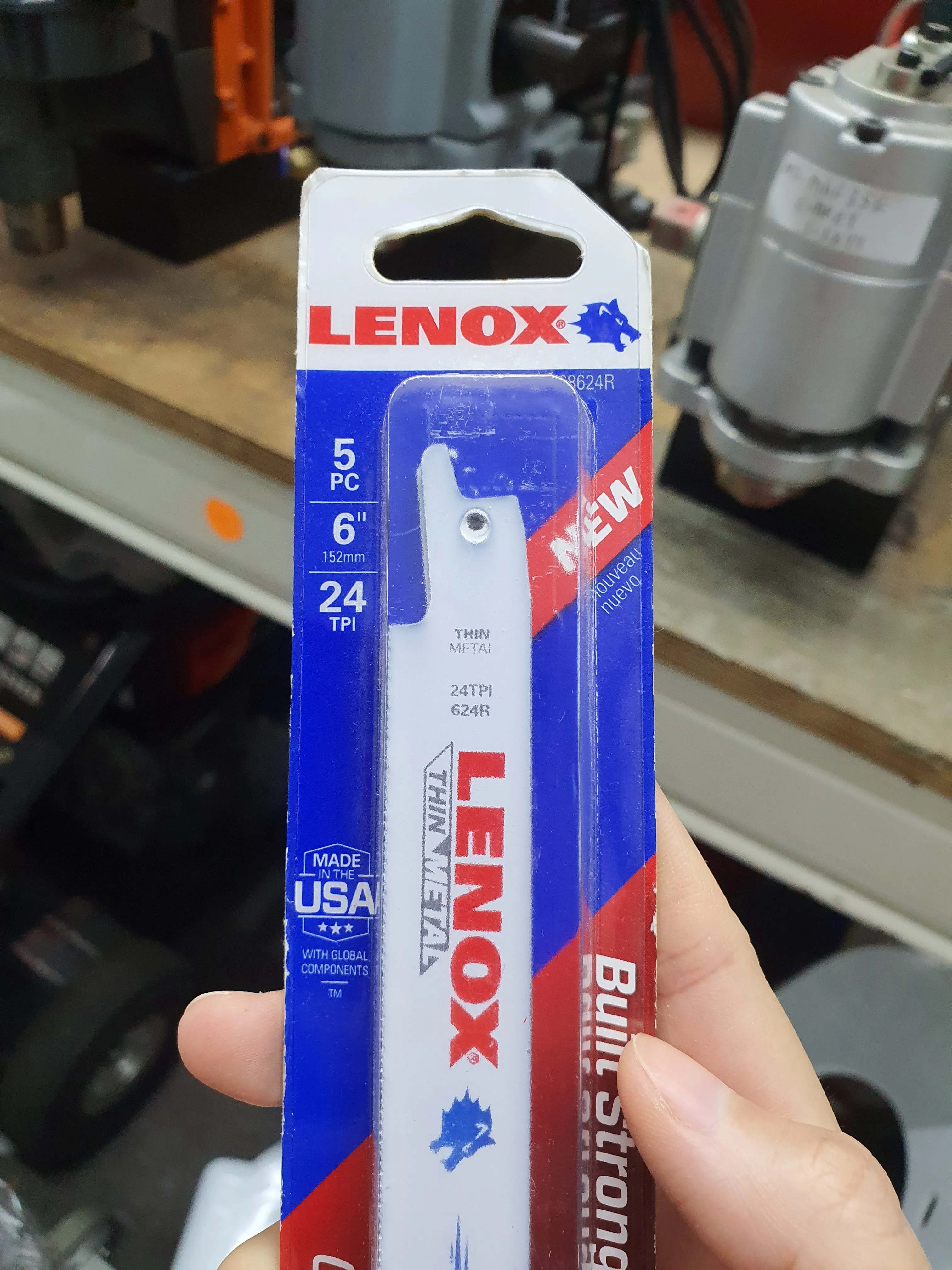 LENOX 624R Bi-metal Reciprocating Saw Blade (5Pc/Pkt) | Model: 085-09-624R