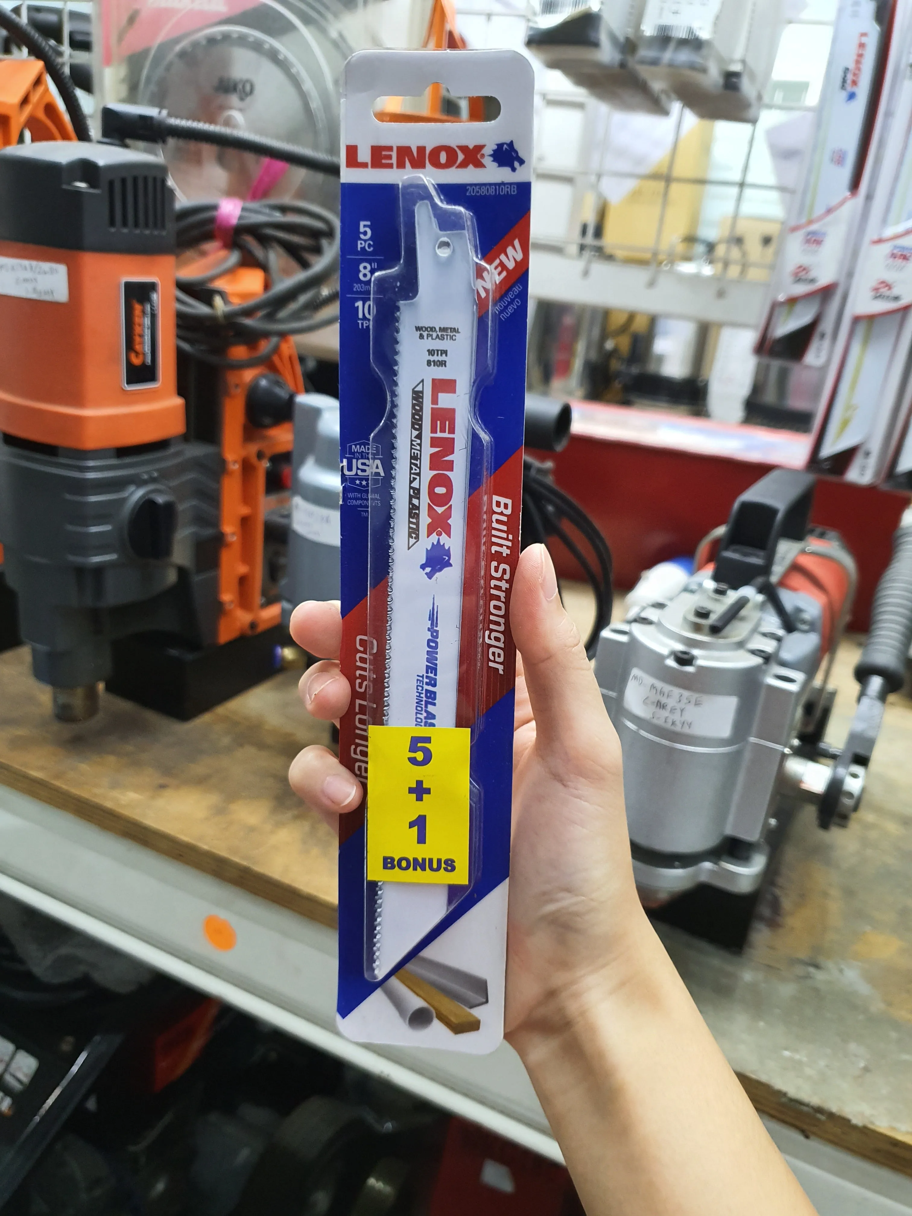 LENOX 810R Bi-metal Reciprocating Saw Blade (5Pc/Pkt) | Model: 085-09-810R