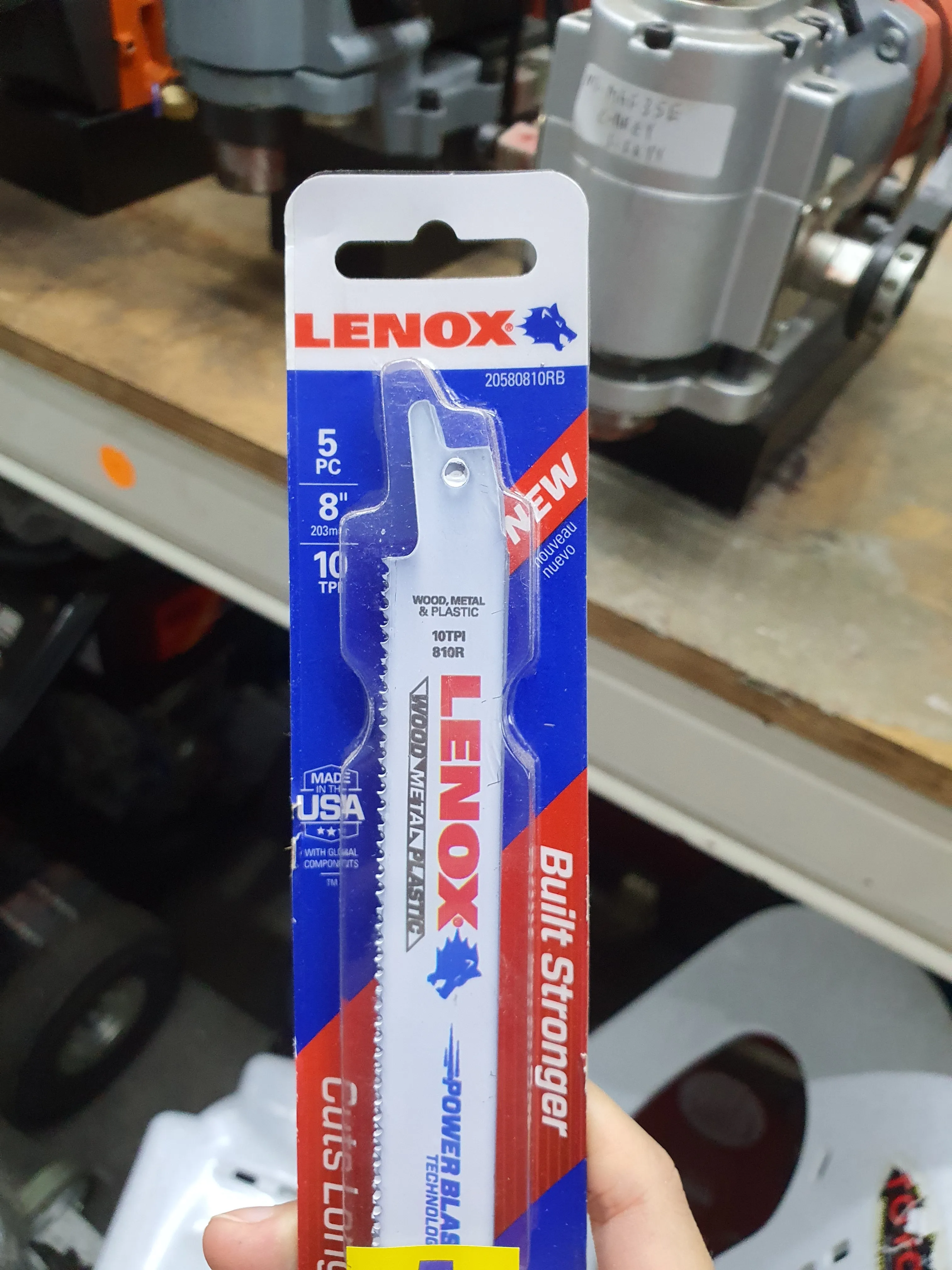 LENOX 810R Bi-metal Reciprocating Saw Blade (5Pc/Pkt) | Model: 085-09-810R