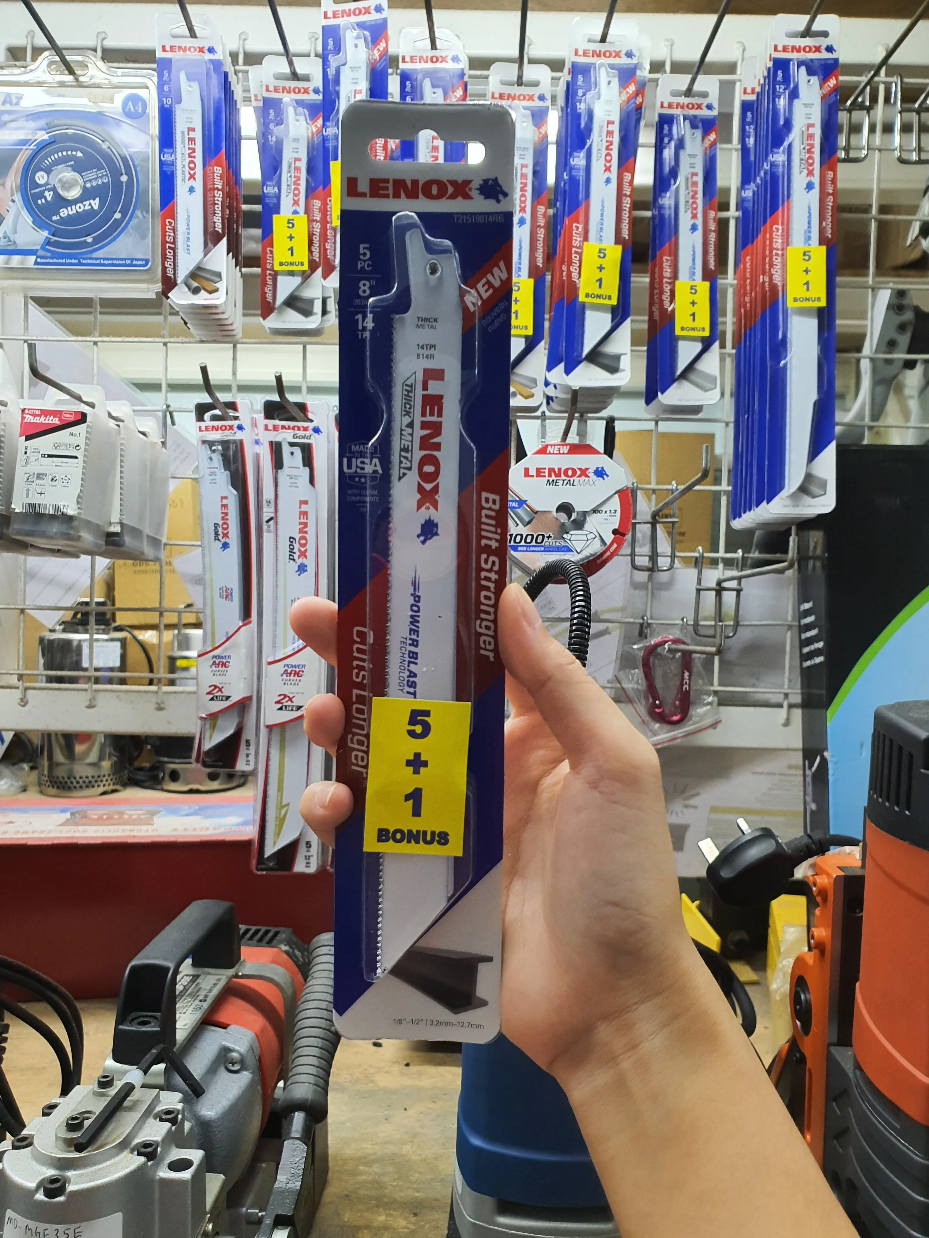 LENOX 814R Bi-metal Reciprocating Saw Blade (5Pc/Pkt) | Model: 085-09-814R