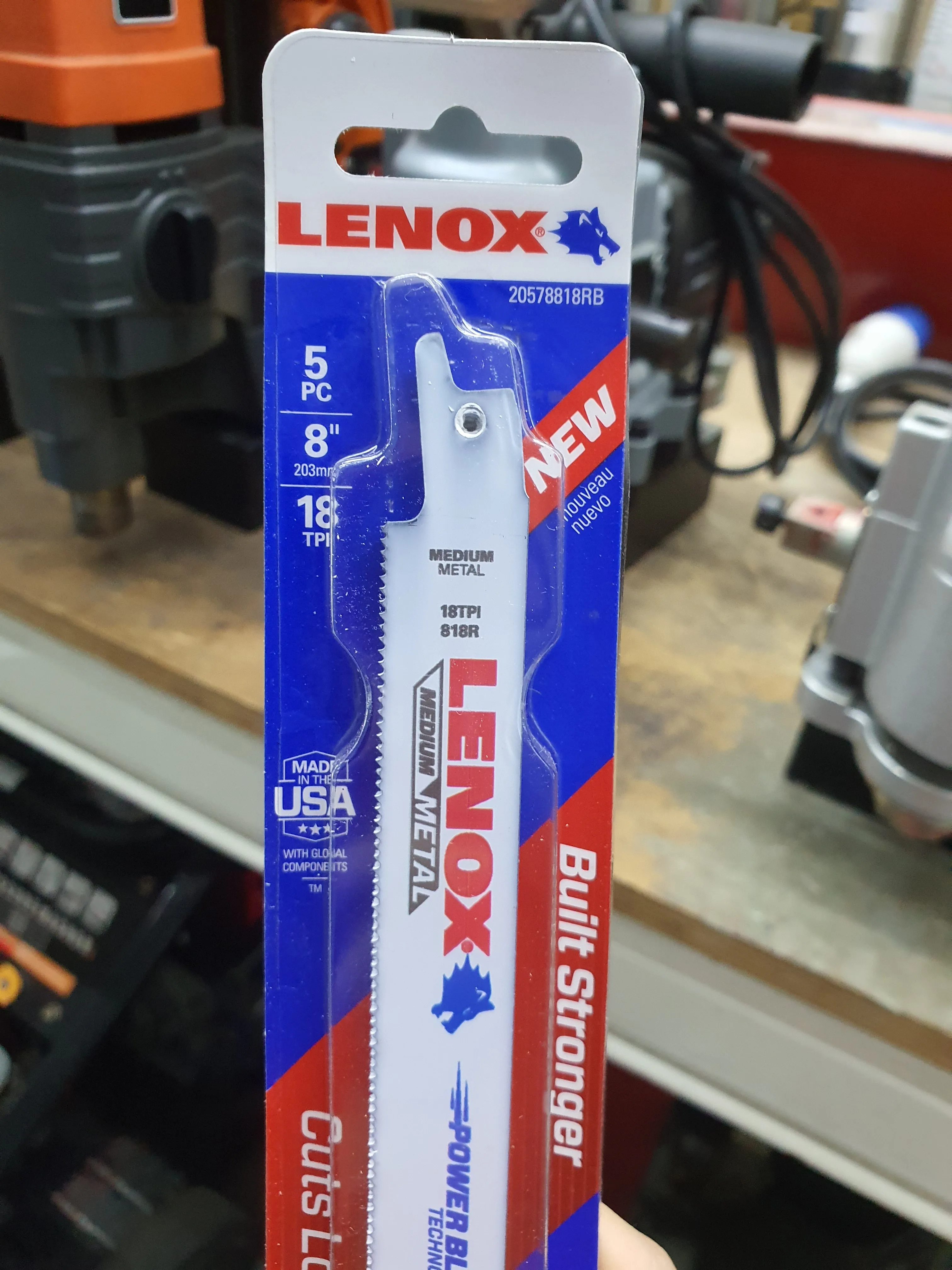 LENOX 818R Bi-metal Reciprocating Saw Blade (5Pc/Pkt) | Model: 085-09-818R