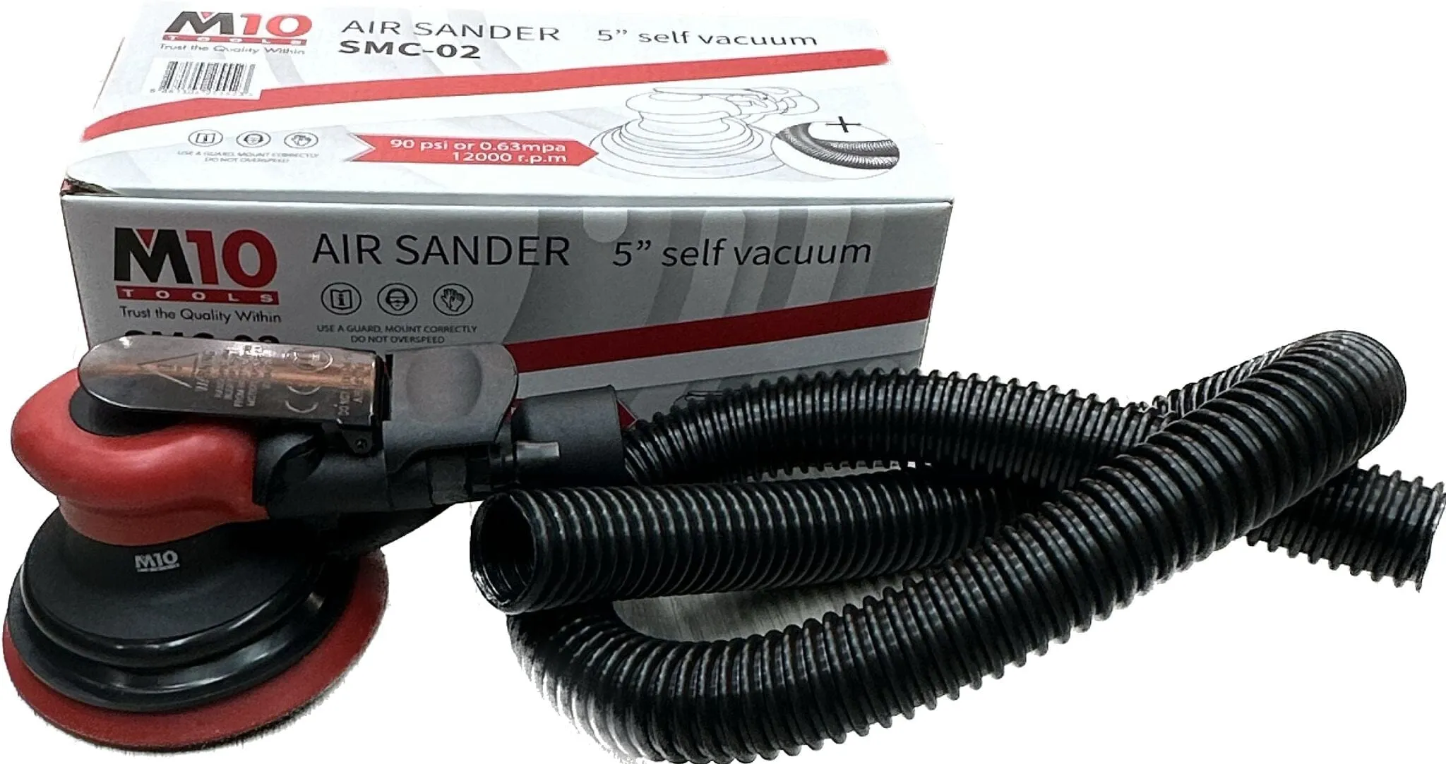 M10 021-058-22 Air Sander Random Orbital Sander  (Self-Vacuum) | Model : 021-058-22