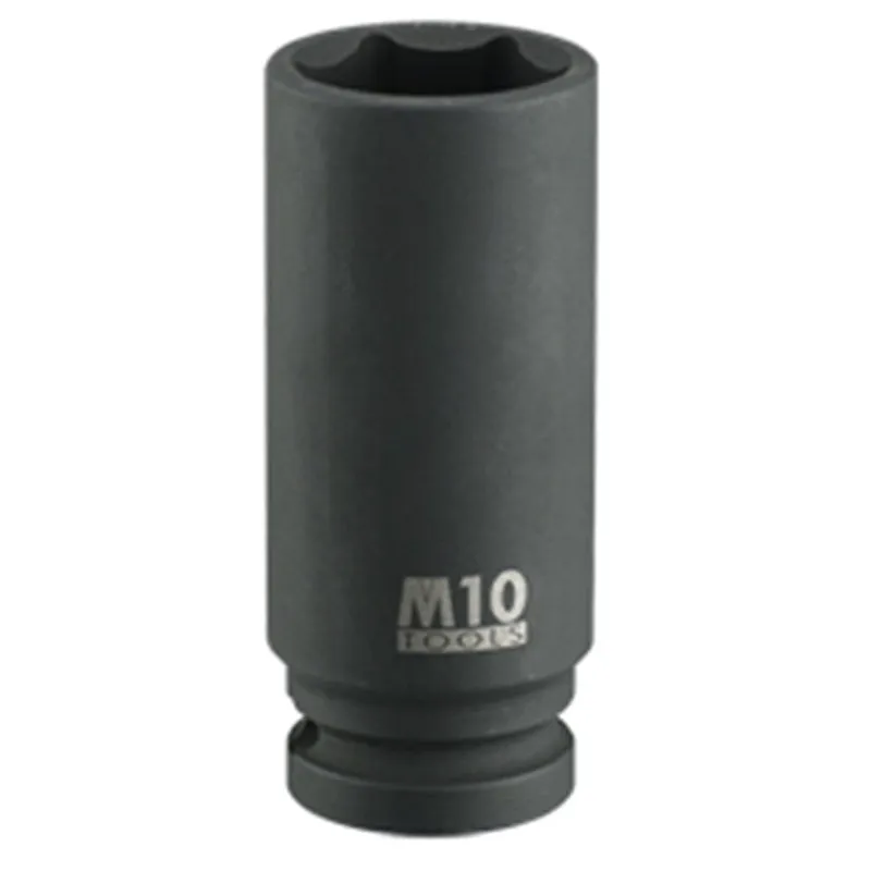 M10 1/2 Dr 6pt Impact Deep Socket (Metric) | Model : M10-004-296-08
