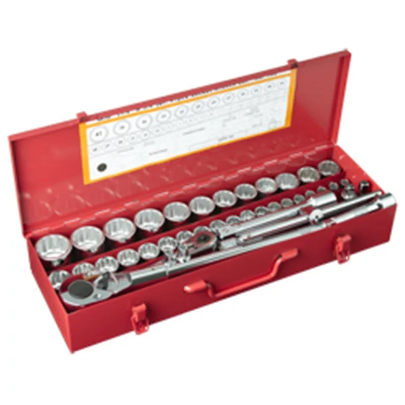 M10 1/4. 1/2. 3/4 Dr Metric Combination Socket Set (146) | Model : M10-146