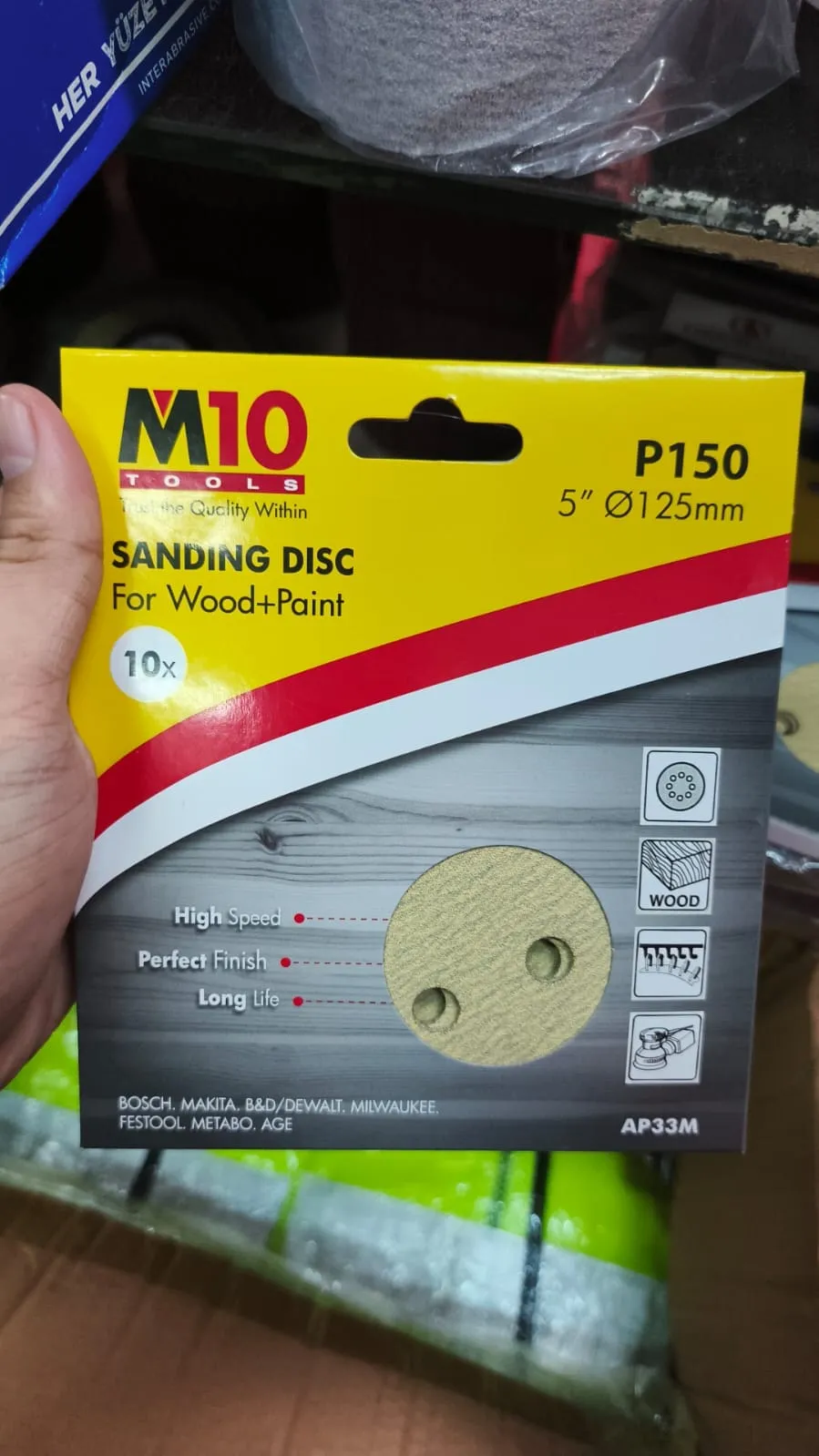 M10 5 Velcro Sanding Disc | Model : 019-100