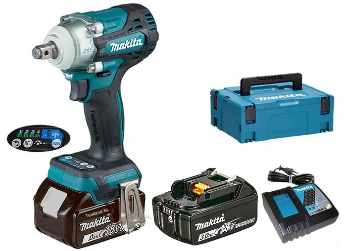 Makita 18V 330 N.m (1/2) Dc Impact Wrench BL | Model : M-DTW300