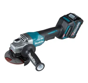 Makita 4 40V Cordless Brushless Angle Grinder GA021GM201 Come With 4.0Ah battery and Charger | Model : M-GA021GM201