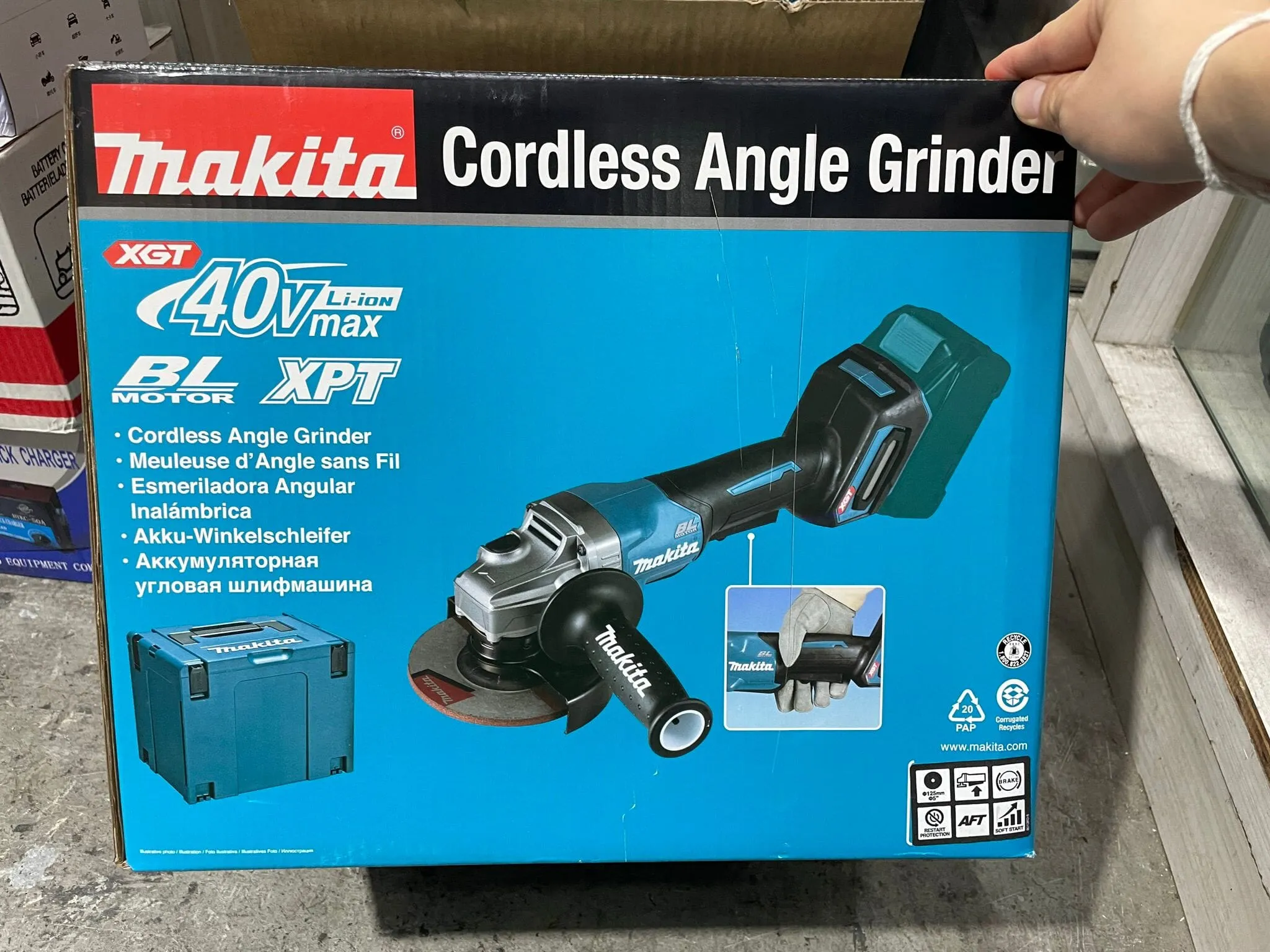 Makita 5 1000W GA013GM201 Cordless Brushless Angle Grinder | Model : M-GA013GM201