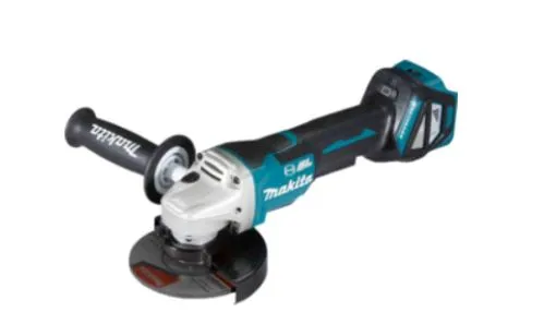 Makita 5 18V DC Angle Grinder BL 125mm (Body Only)) With Paddle Dead Man Switch | Model: M-DGA517Z