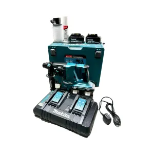 Makita DC 28MM Rotary Hammer Drill DHR280PF2J (18VX2.3.0AHX4PC.BL)-Offer | Model : M-DHR280PF2J-4