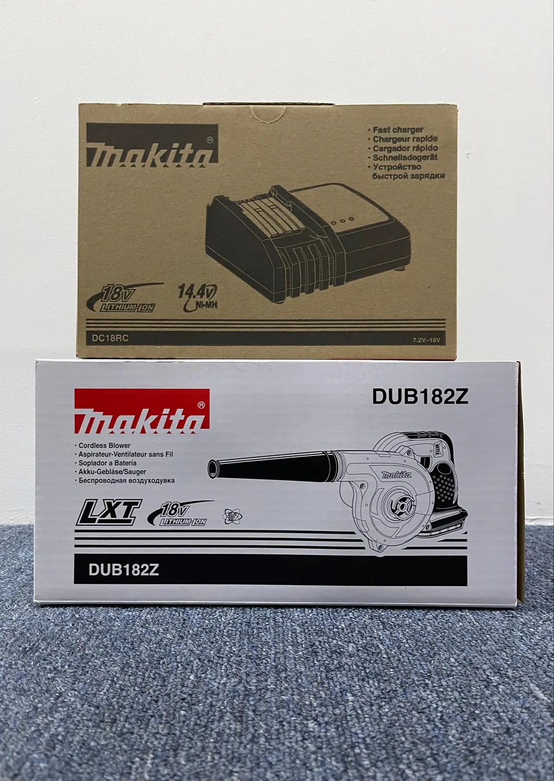 Makita DC Blower Dub182Z C/W 1 x 18V 3.0Ah Battery   1 x Charger | Model : M-DUB182-S