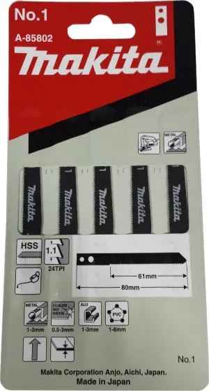 Makita No. 1 (M-Type) Jigsaw Blade for 4300BV | Model : M*A-85802 (A-85802)