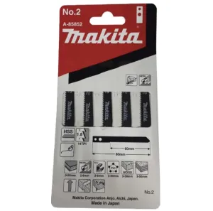 Makita No. 2 Jig Saw Blade For 4300BV | Model : M*A-85852