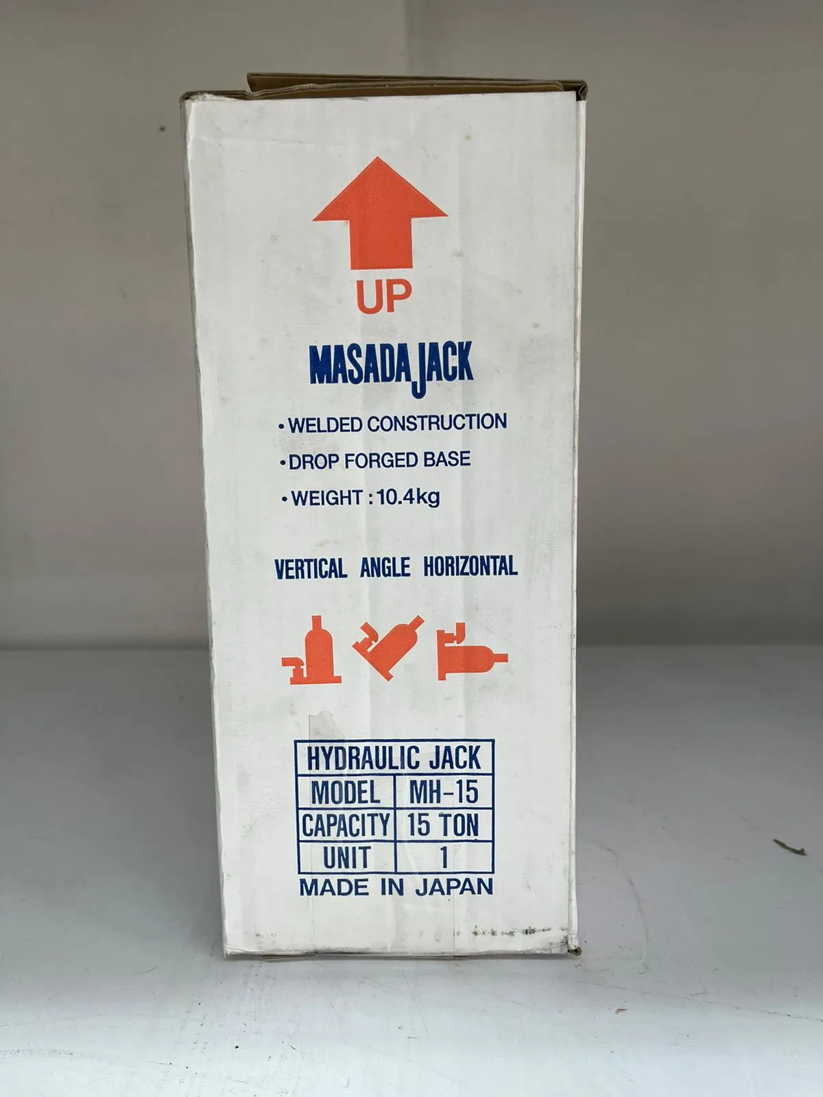 Masada 15 Ton Hydraulic bottle Jack | Model : BJ-MH15
