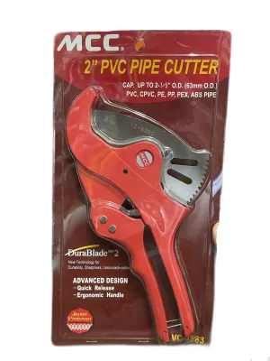 MCC 2 PVC Pipe Cutter | Model: MCC-VC-0363
