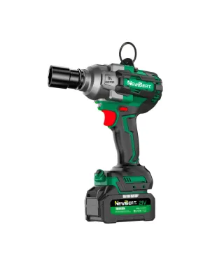 Newbeat 1/2 Cordless Impact Wrench (BL) SQ DR 21V 1000N.m c/w 2 Battery and Charger | Model: NBT-CIW-21I-1000