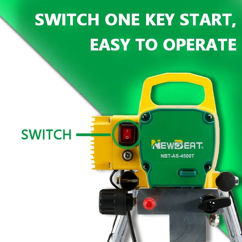 NEWBEAT 1800W High Pressure Airless Sprayer | Model : NBT-AS-4500T