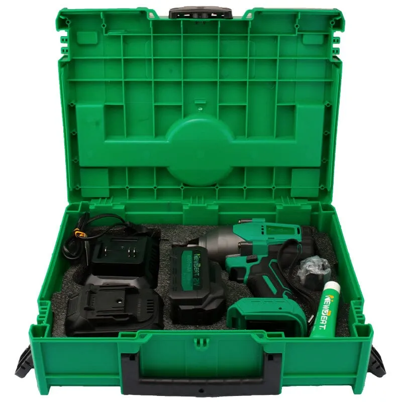 NEWBEAT 21V Cordless 1/2 700 NM Impact Wrench (Brushless) C/W 2 Battery 1 Charger | Model : NBT-CIW-21F-700