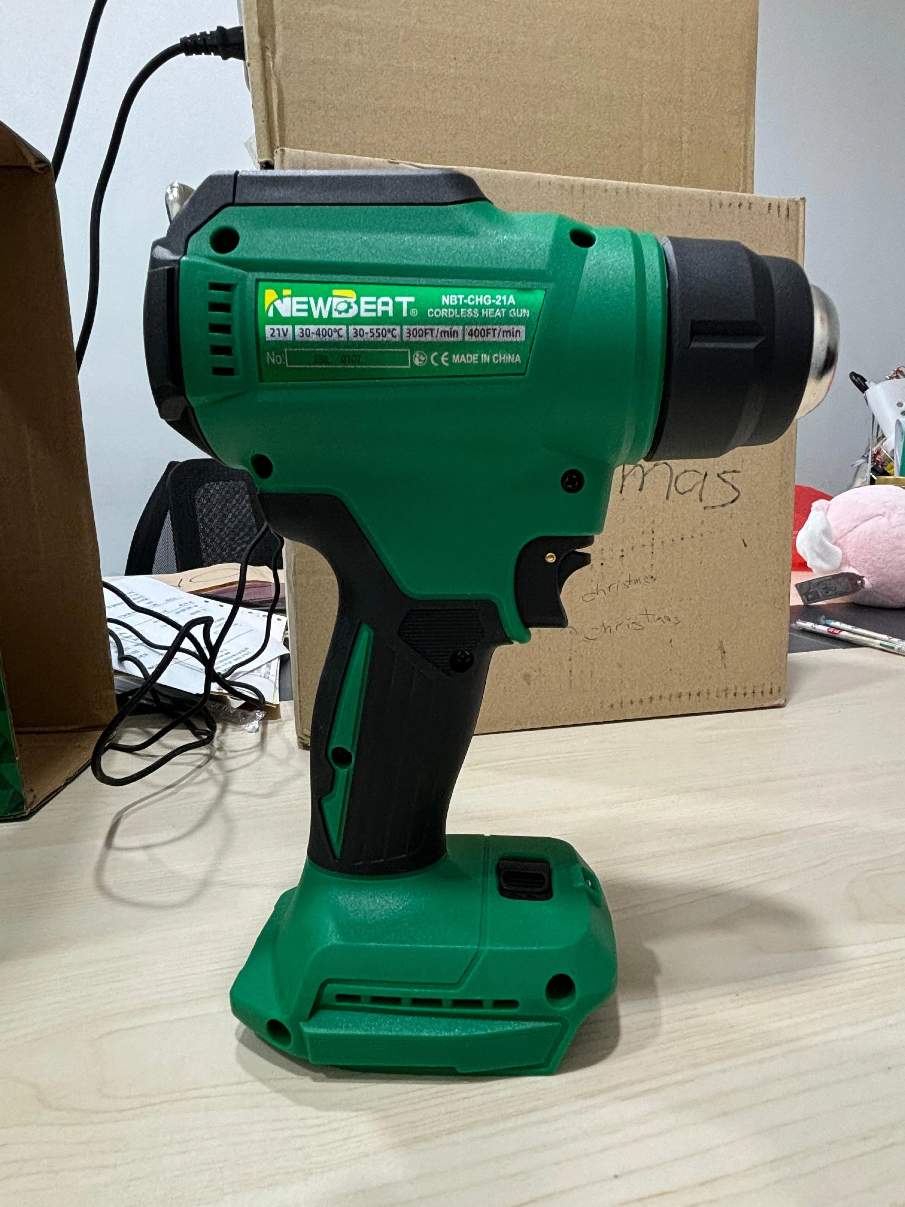 NEWBEAT 21V Cordless Heat Gun | Model : NBT-CHG-21A