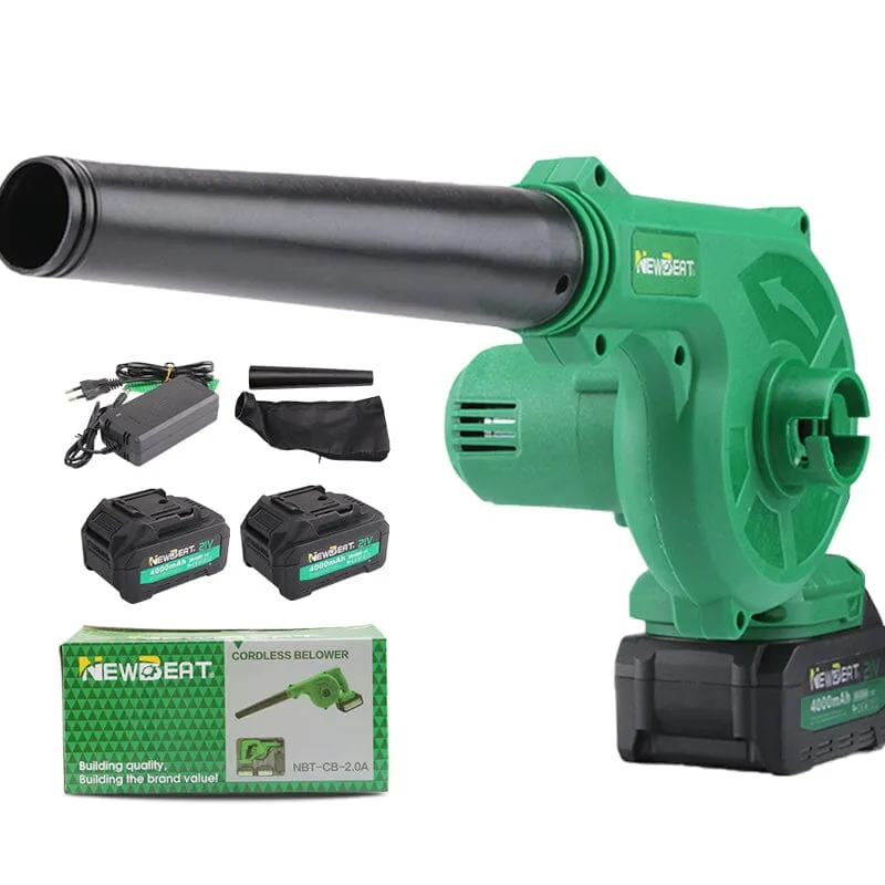 NEWBEAT 21V Cordless Leaves Blower C/W 2 Battery & 1 Charger | Model : NBT-CB-2.0A