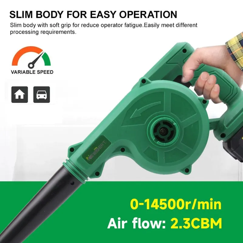 NEWBEAT 21V Cordless Leaves Blower C/W 2 Battery & 1 Charger | Model : NBT-CB-2.0A