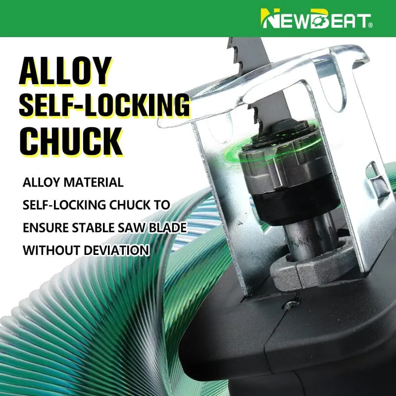 Newbeat 21V Cordless Reciprocating Saw C/W 2 Battery and 1 Charger | Model : NBT-CRS-21B-BL