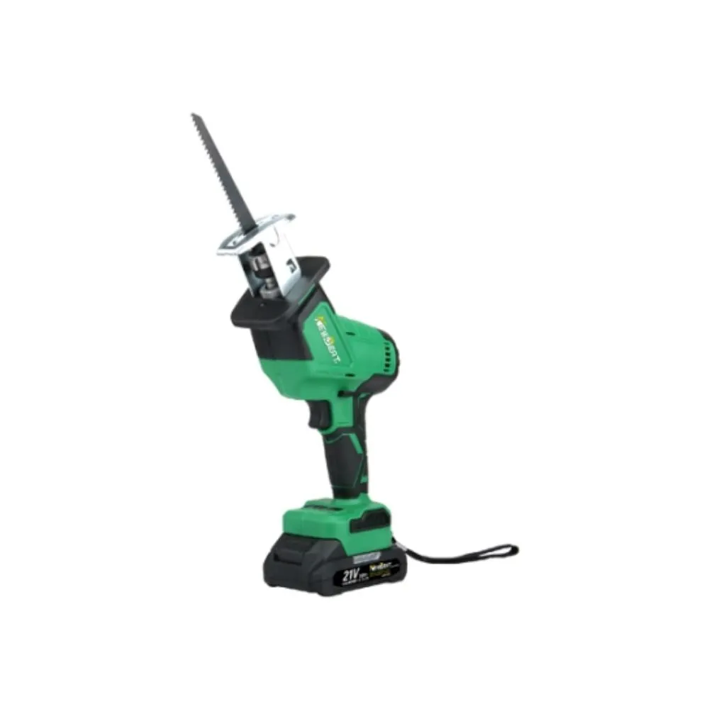 Newbeat 21V Cordless Reciprocating Saw C/W 2 Battery and 1 Charger | Model : NBT-CRS-21B-BL
