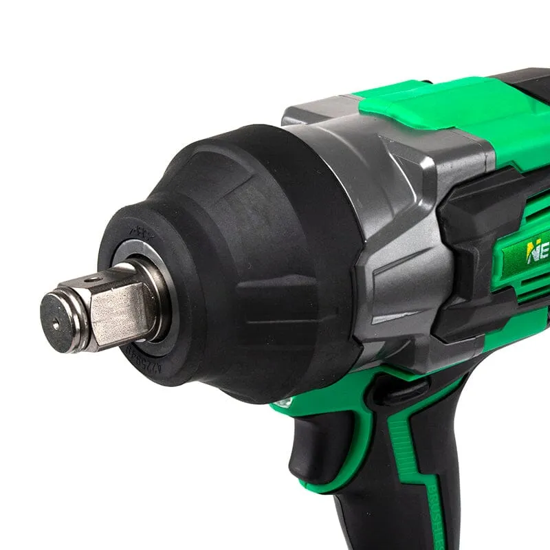 Newbeat 3/4 Cordless Impact Wrench (BL) SQ DR 21V 1300N.m C/W 2 Battery and 1 Charger | Model: NBT-CIW-21G-1300