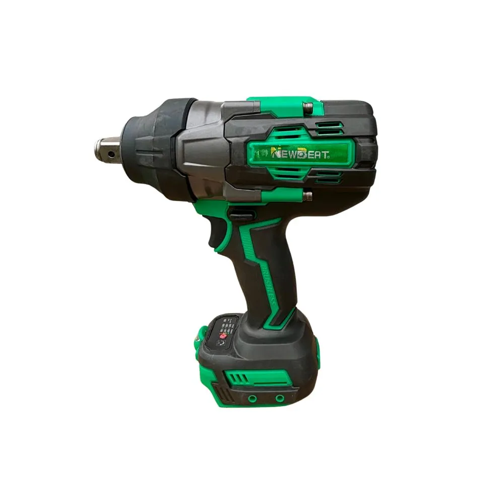 Newbeat 3/4 Cordless Impact Wrench (BL) SQ DR 21V 1300N.m C/W 2 Battery and 1 Charger | Model: NBT-CIW-21G-1300