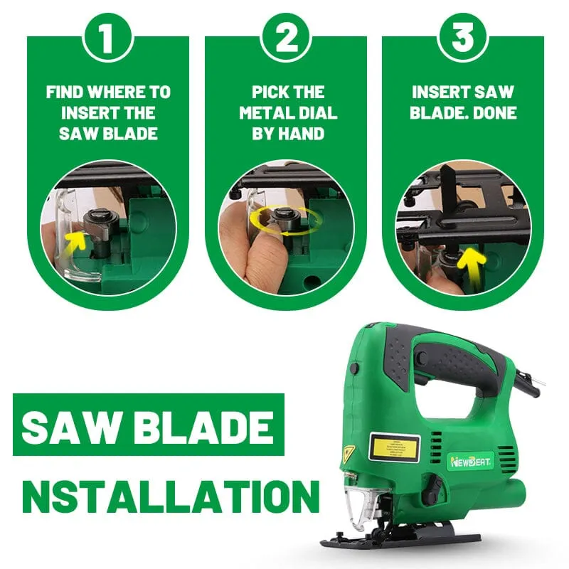 NEWBEAT 550W Wood Jigsaw 80MM  | Model : NBT-JG-80A