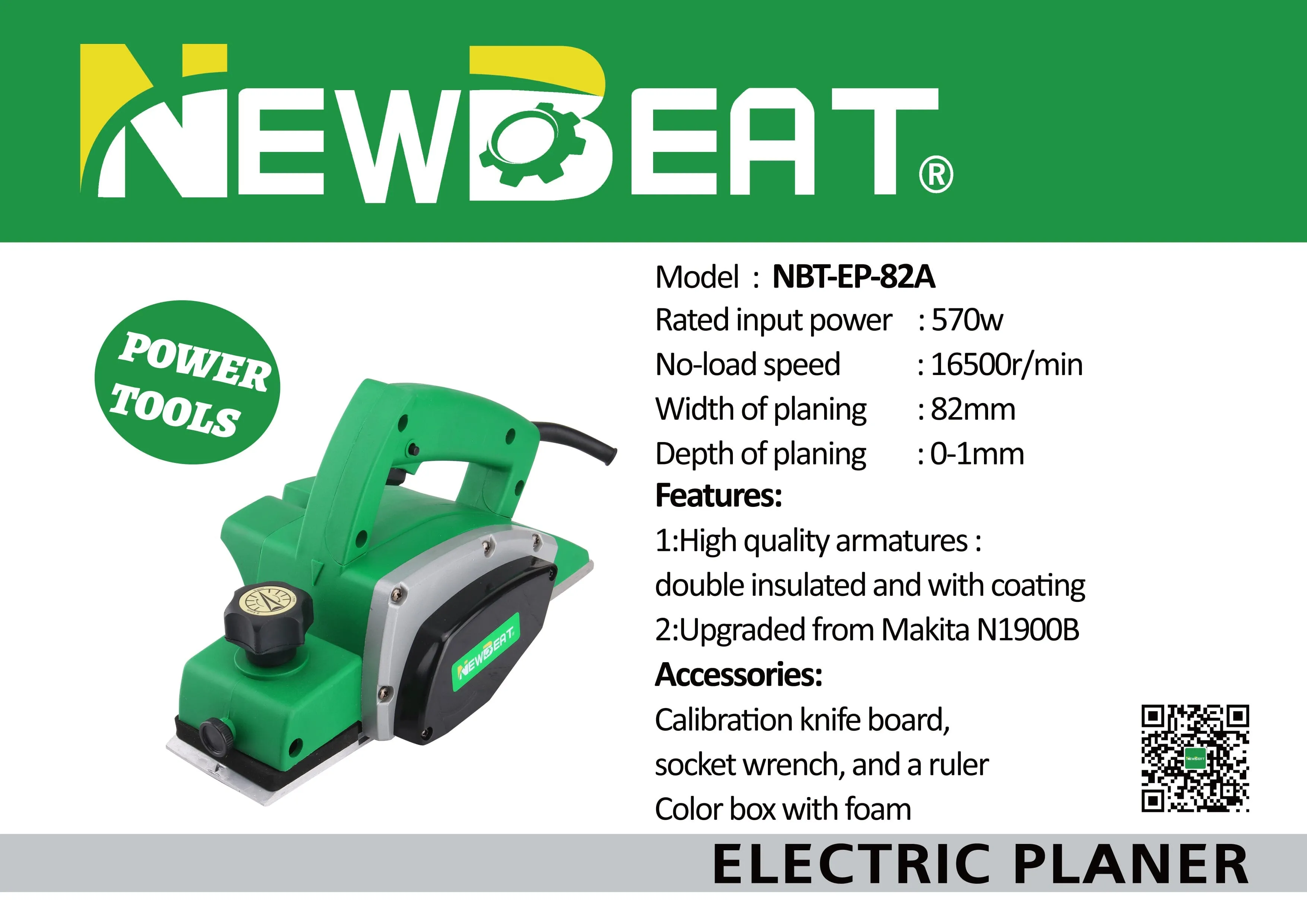 NEWBEAT 570W Electric Planner  | Model : NBT-EP-82A