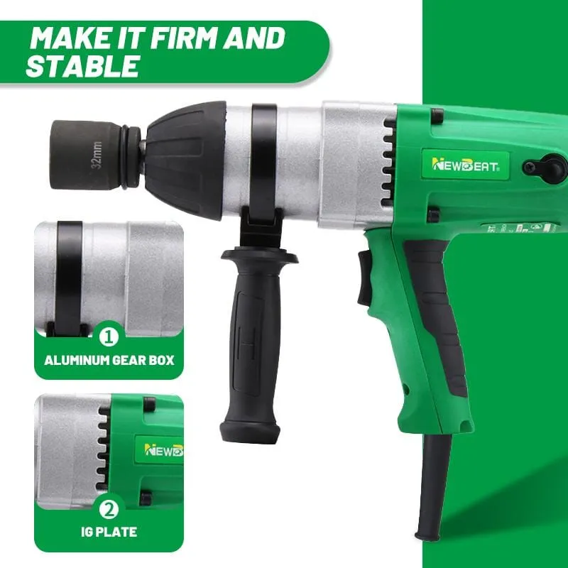Newbeat Electric Impact Wrench 600W 3/4 SQ | Model: NBT-EIW-22C