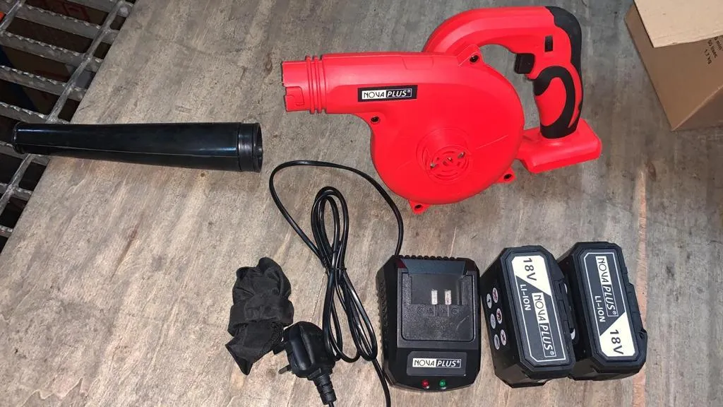 Nova Plus (NovaPlus) Cordless Blower 18V Come With 2 Battery &1 Charger | Model: NP6601