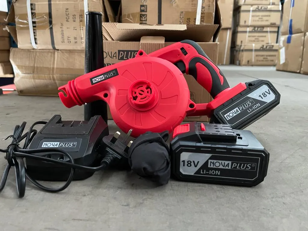 Nova Plus (NovaPlus) Cordless Blower 18V Come With 2 Battery &1 Charger | Model: NP6601