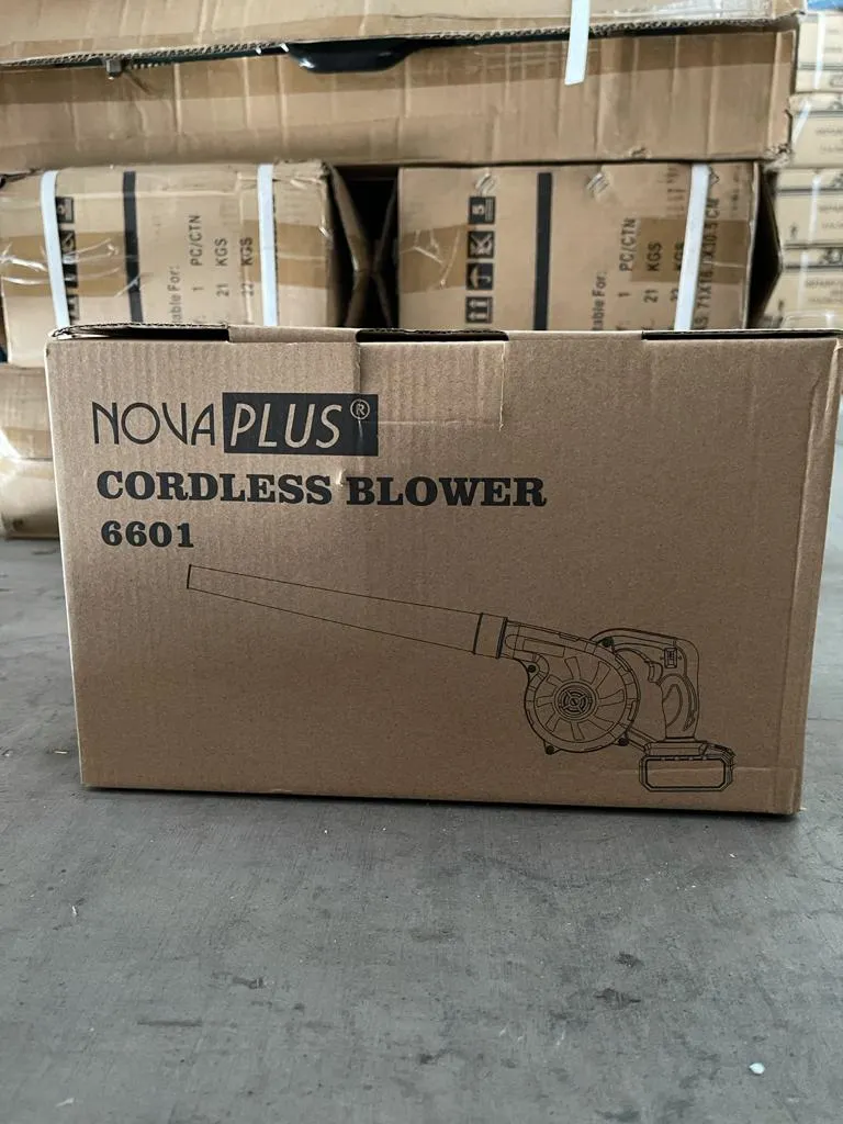 Nova Plus (NovaPlus) Cordless Blower 18V Come With 2 Battery &1 Charger | Model: NP6601